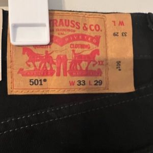 Levi’s 501 33 x 29 Original